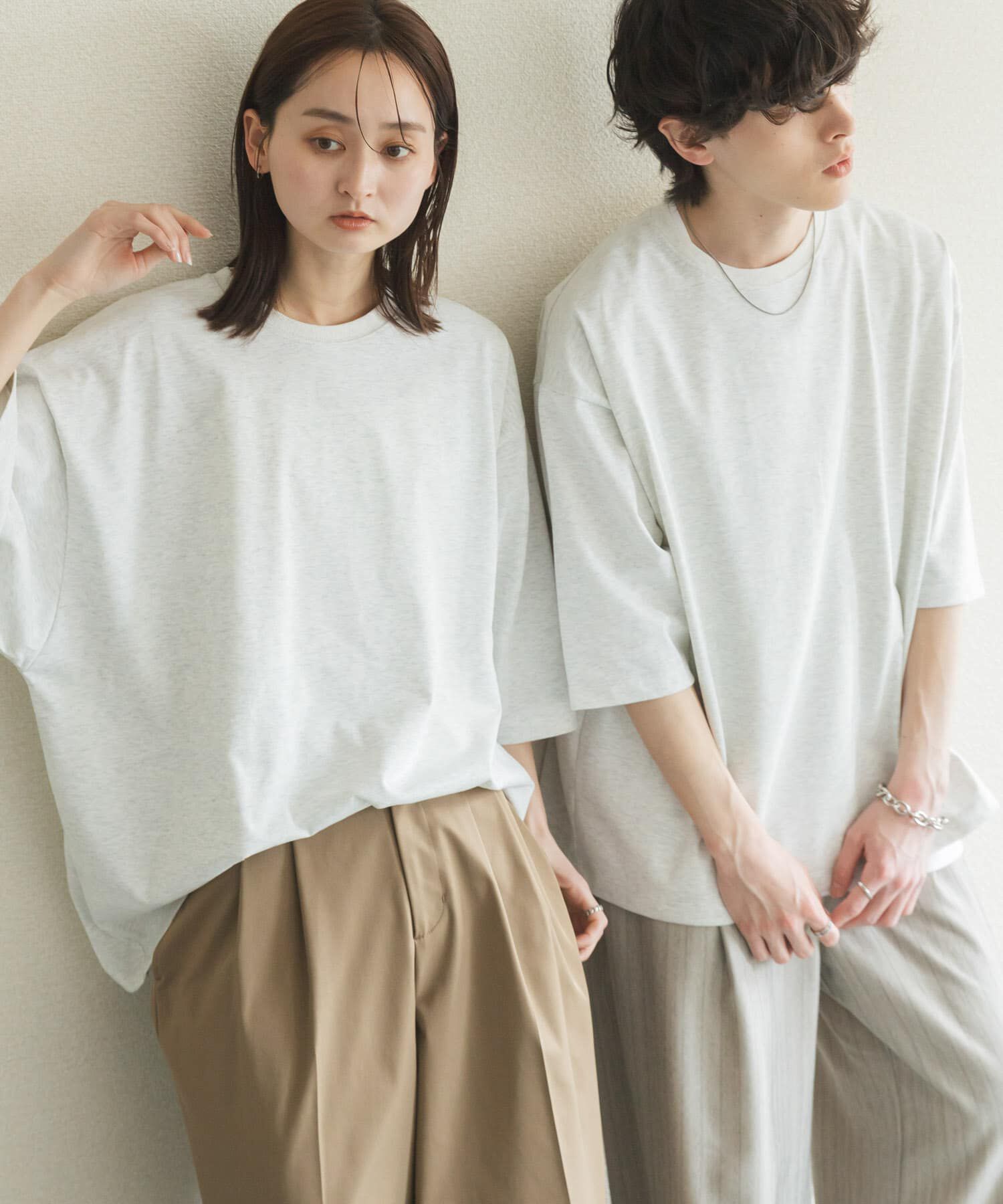 SENSE OF PLACE by URBAN RESEARCH「エクストラルーズTシャツ」|Tシャツ・カットソー|ライトグレー