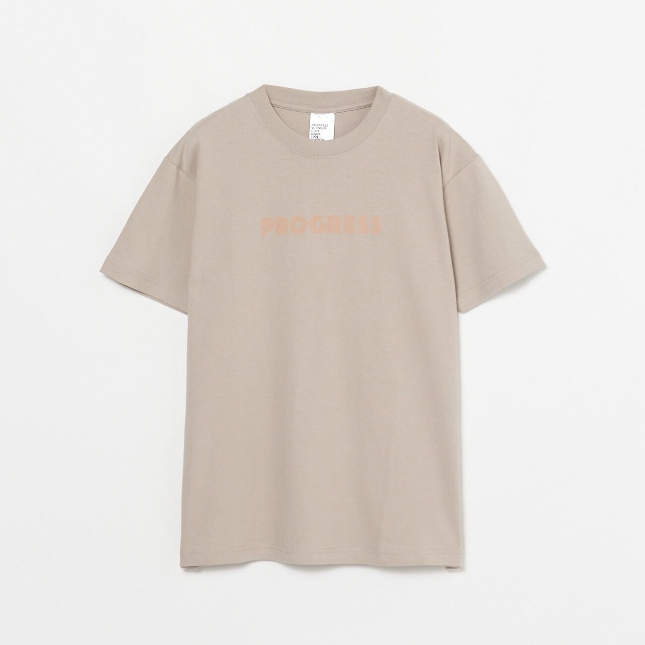  「PROGRESS RUNNING CLUB PROGRESS TEE」|Tシャツ・カットソー|ベージュ