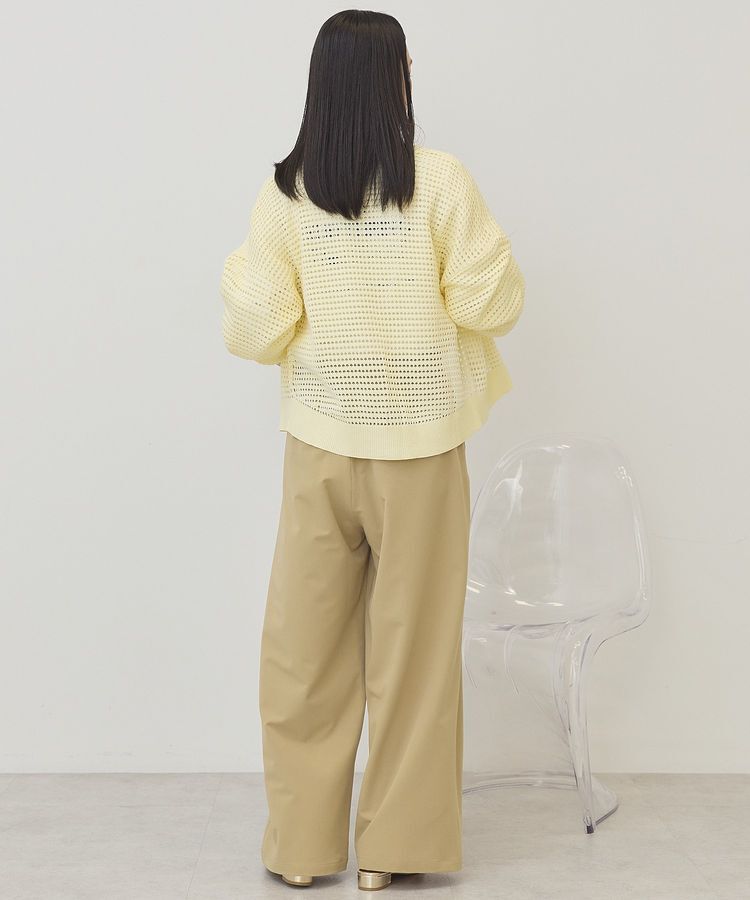 AMERICAN HOLIC「【イージーケア】リボン付きタックワイドパンツ」|その他|