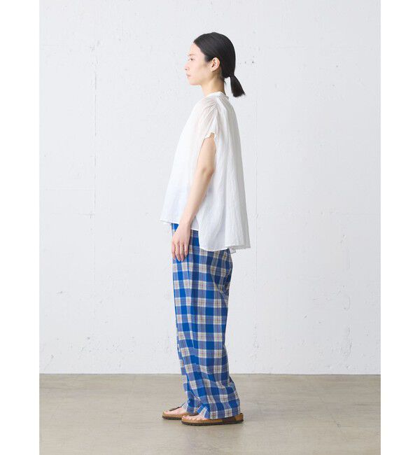 MidiUmi「MidiUmi ストレートイージーチェックパンツ」|その他|