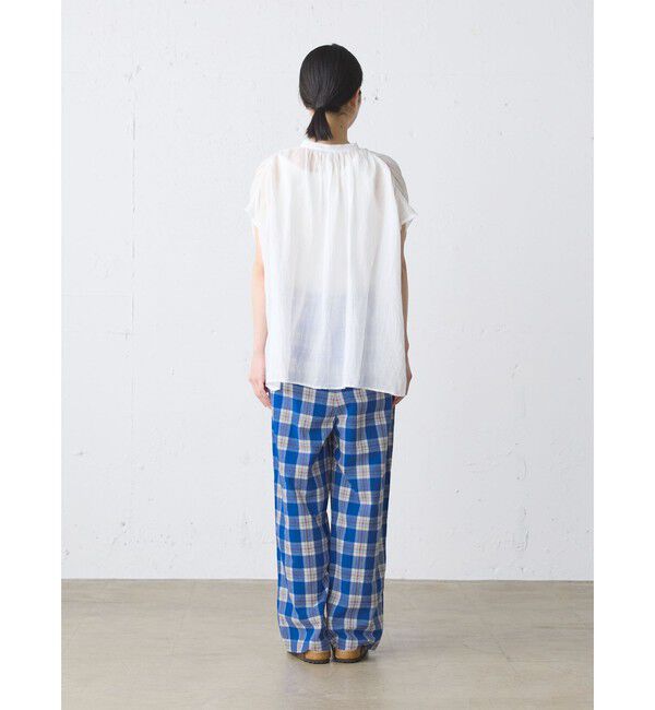 MidiUmi「MidiUmi ストレートイージーチェックパンツ」|その他|