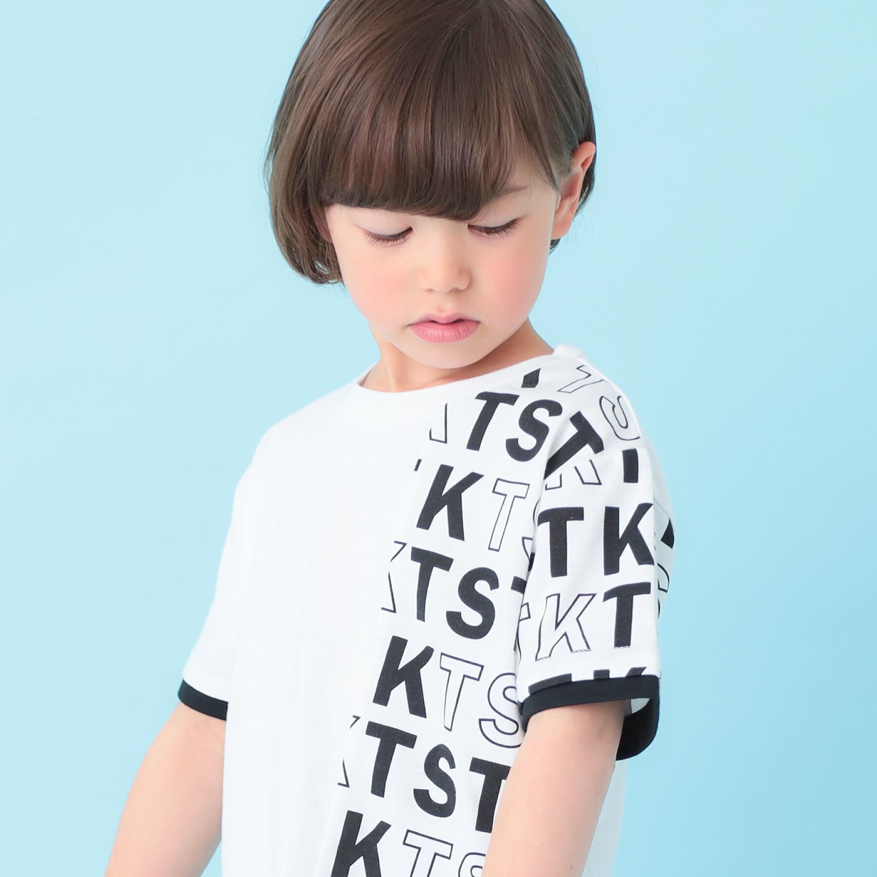 THE SHOP TK「【110－160】袖レイヤードTSTKtee」|Tシャツ・カットソー|