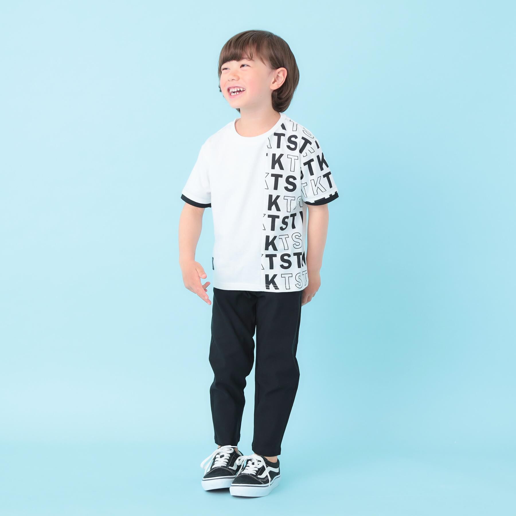 THE SHOP TK「【110－160】袖レイヤードTSTKtee」|Tシャツ・カットソー|