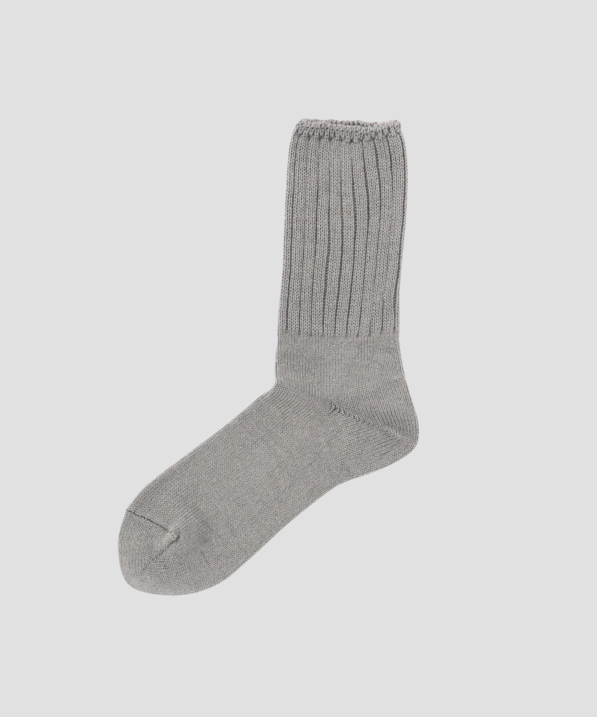 MHL.「WA-SHI COTTON RIB SOCKS」|ソックス|GREY