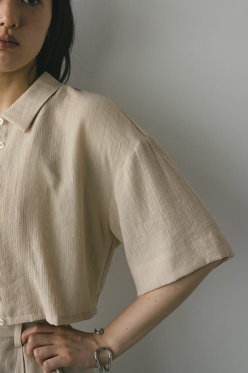 STYLEMIXER「バックオープンワッシャーシャツ」|シャツ・ブラウス|
