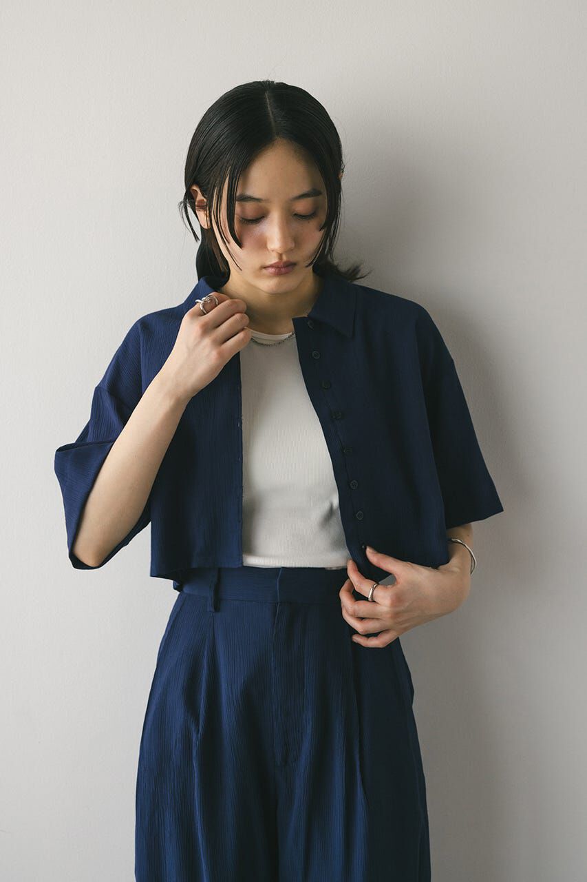 STYLEMIXER「バックオープンワッシャーシャツ」|シャツ・ブラウス|