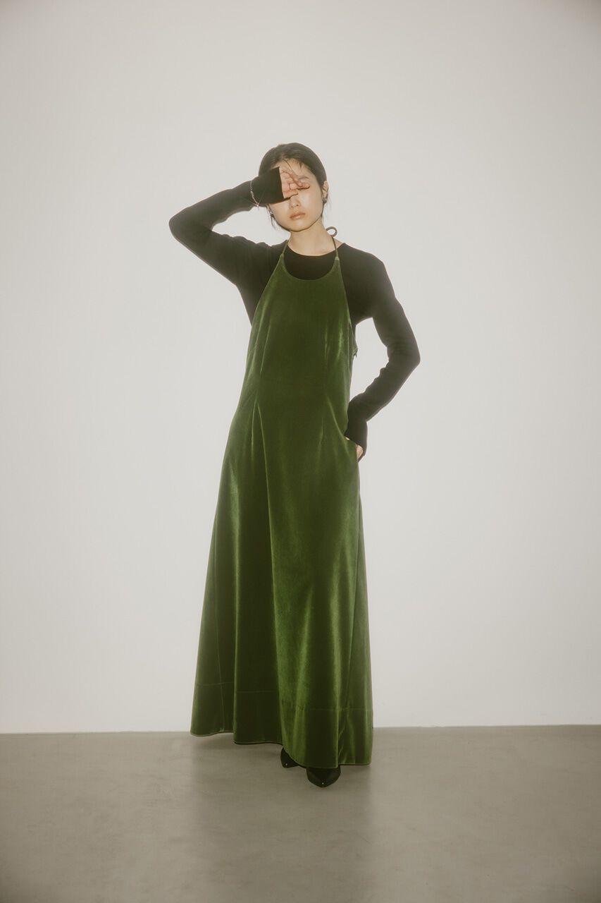 STYLEMIXER「ベルベットホルターワンピース」|ワンピース|