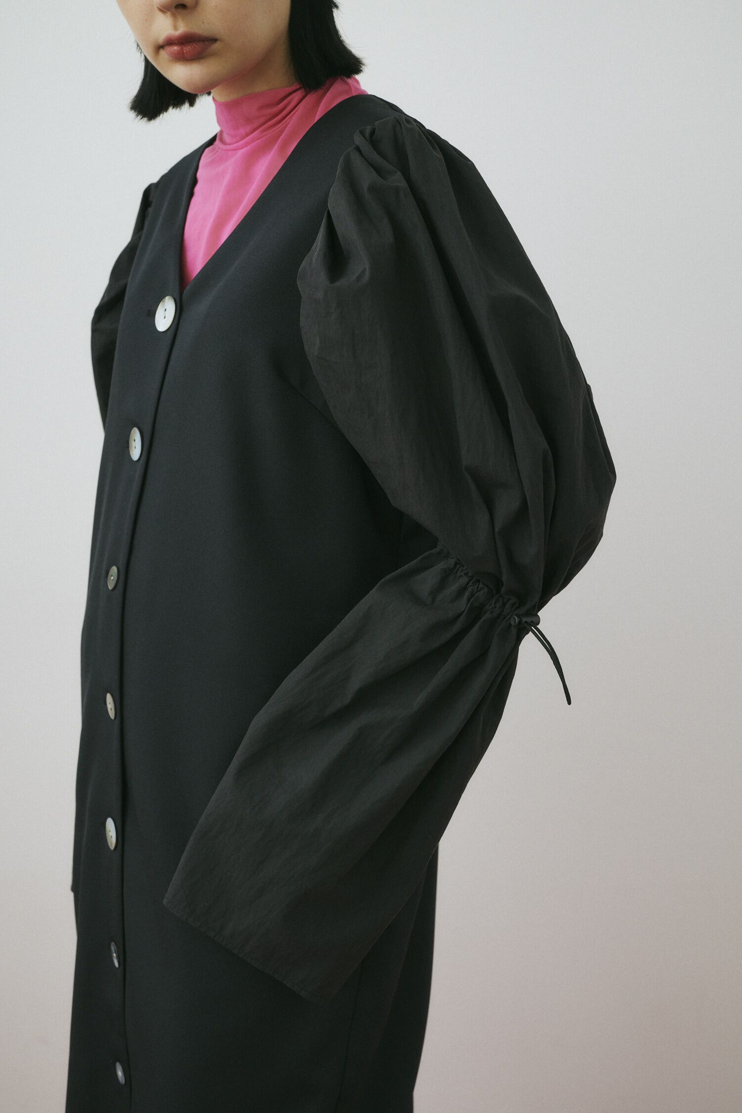 HeRIN.CYE「Balloon sleeve dress coat」|ワンピース|