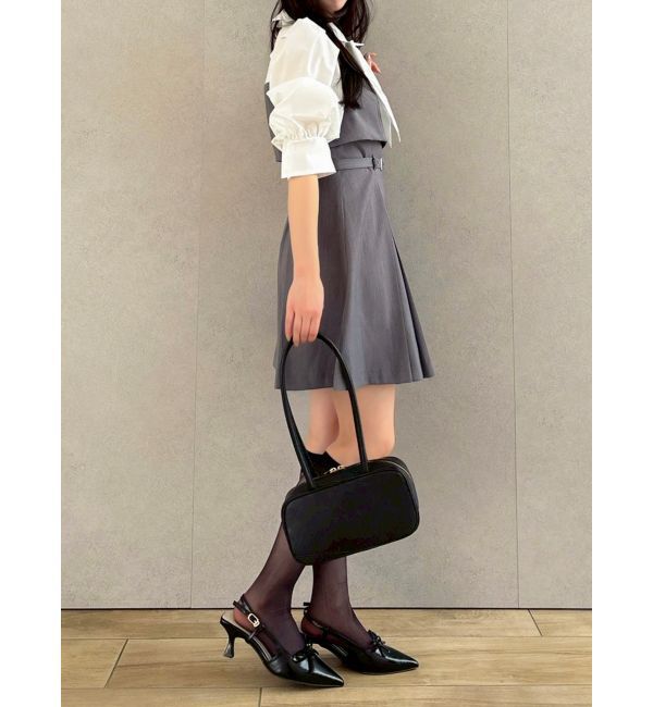 dazzlin「2WAYボウタイレイヤードミニワンピース」|ワンピース|