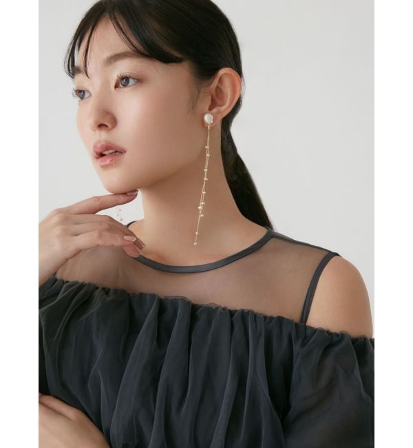 LAGUNAMOON「LADYシアーボレロレイヤードワンピース」|ドレス|