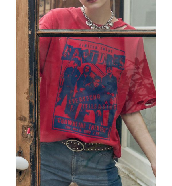 jouetie「グランジダメージTシャツ」|Tシャツ・カットソー|