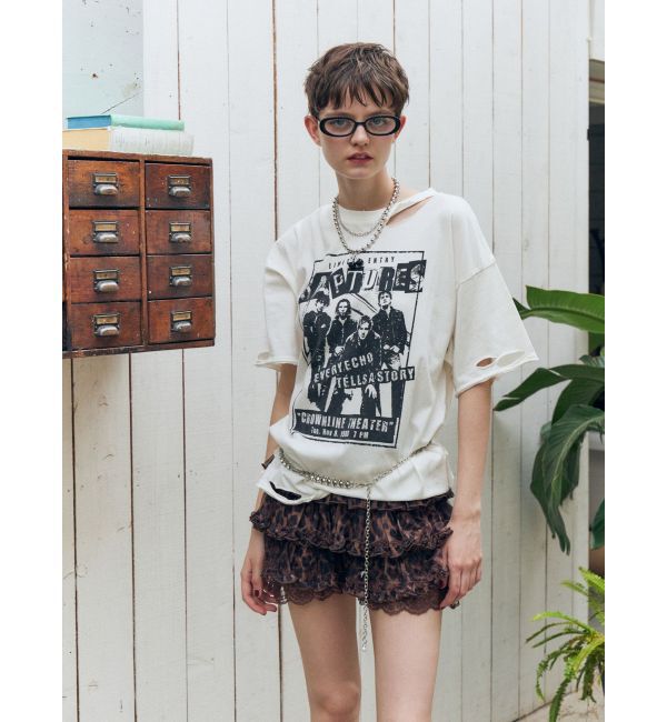 jouetie「グランジダメージTシャツ」|Tシャツ・カットソー|