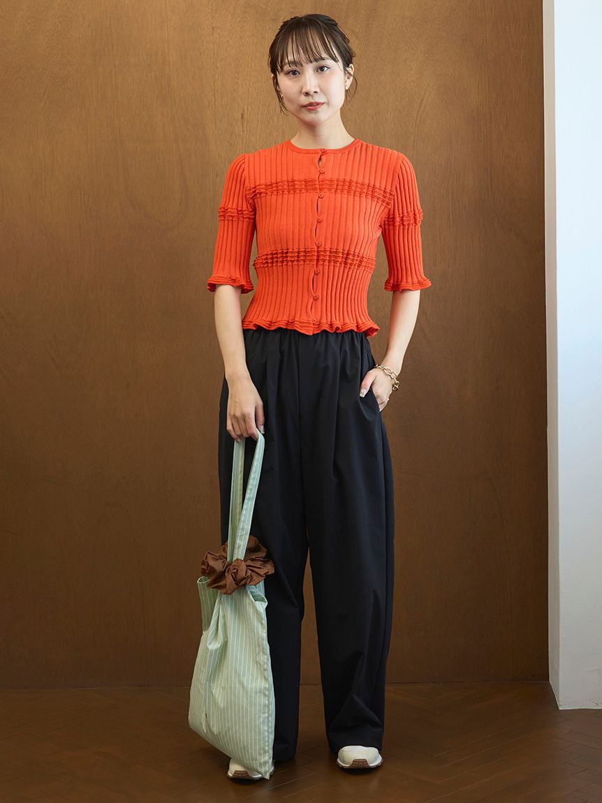 emmi atelier「2wayランダムリブニット」|ニット・セーター|