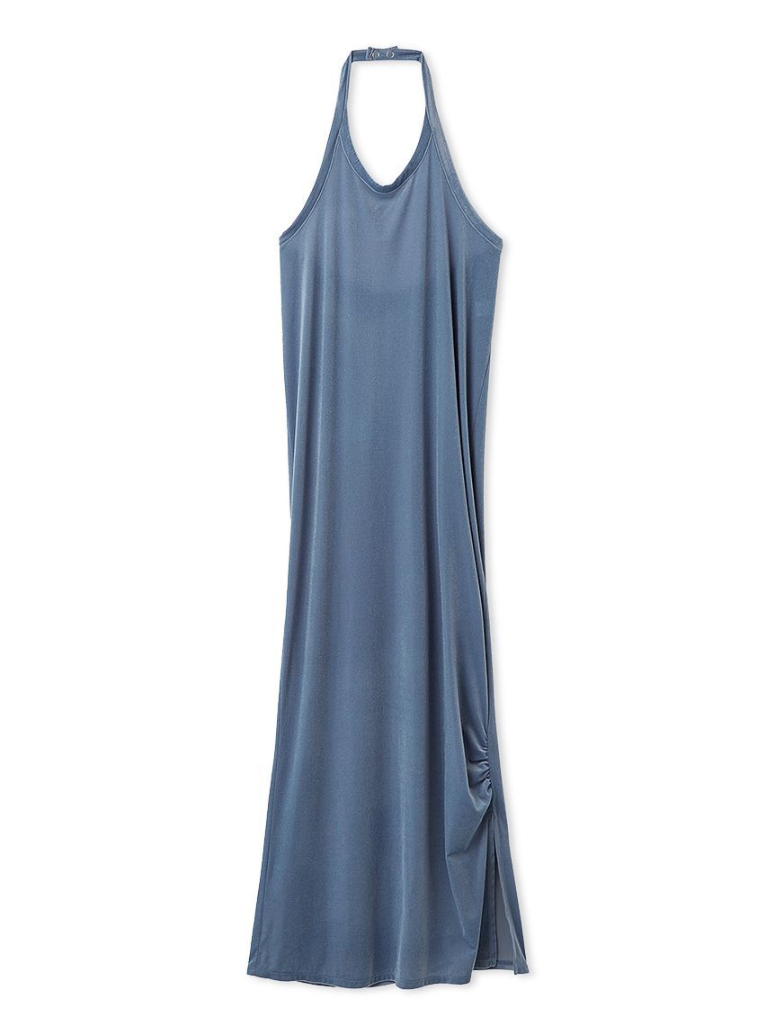 emmi atelier「ベロアTシャツ&times;ホルターネックワンピースセット」|ワンピース|
