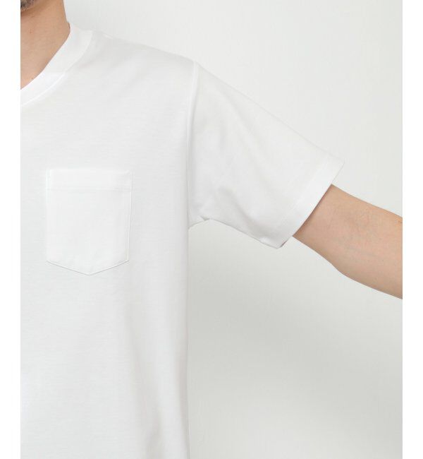 IKKA LOUNGE「ポンチＶネックジャケットＴシャツ」|Tシャツ・カットソー|