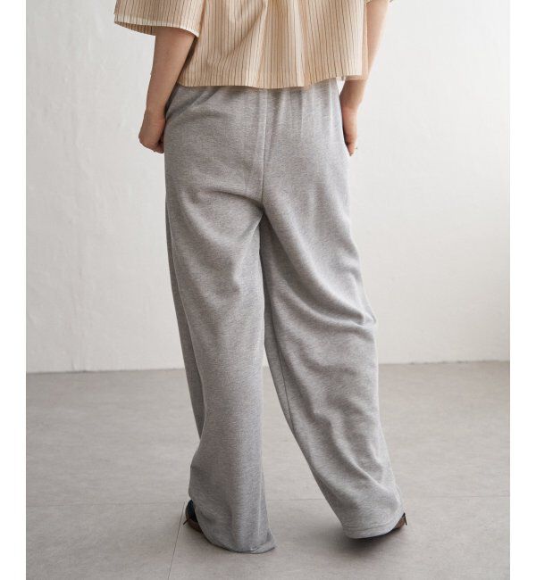 VENCE share style「ミニ裏毛ライン入りカーブパンツ」|その他|