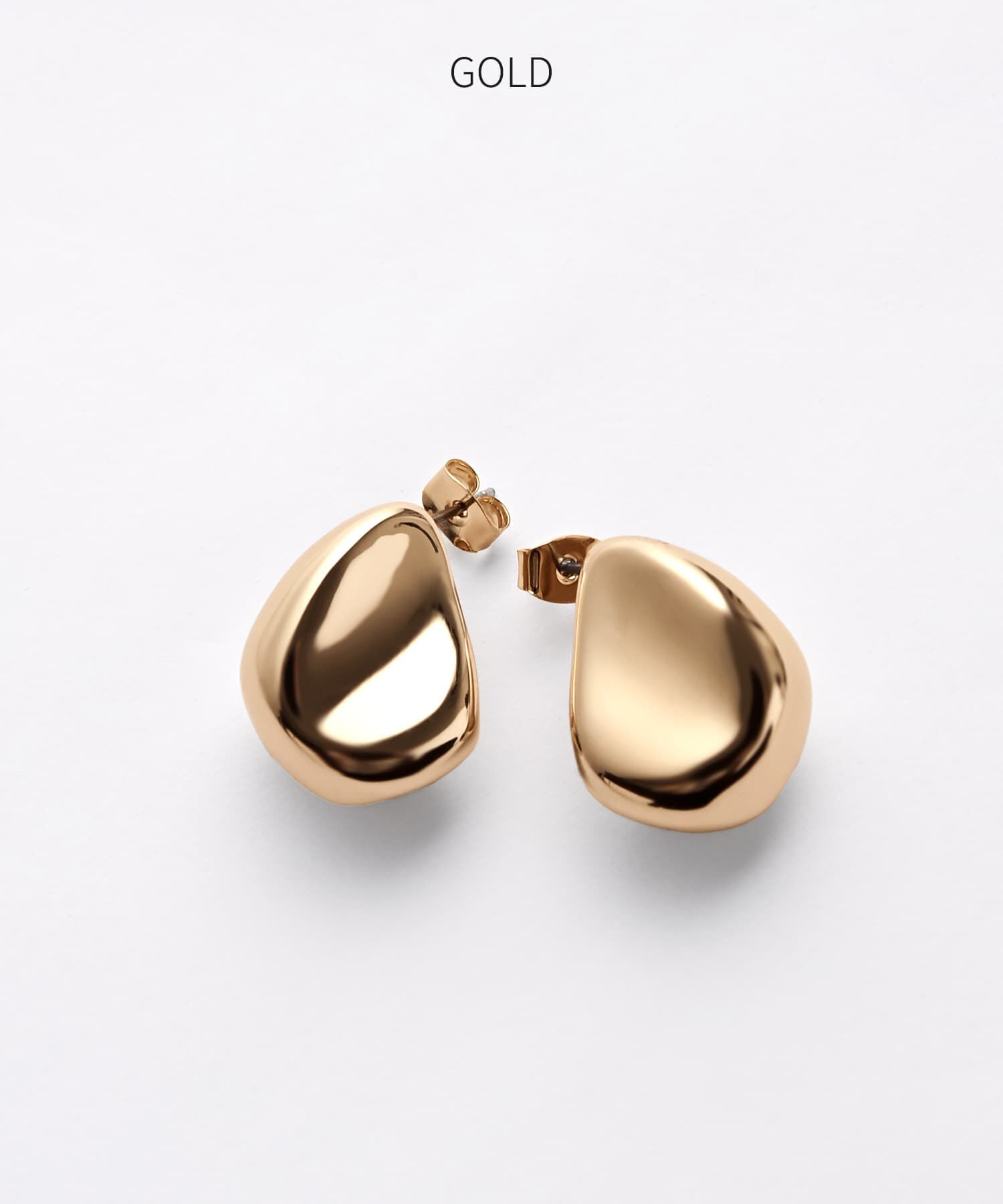 STYLE DELI「ストーンライクメタルピアス」|ピアス|