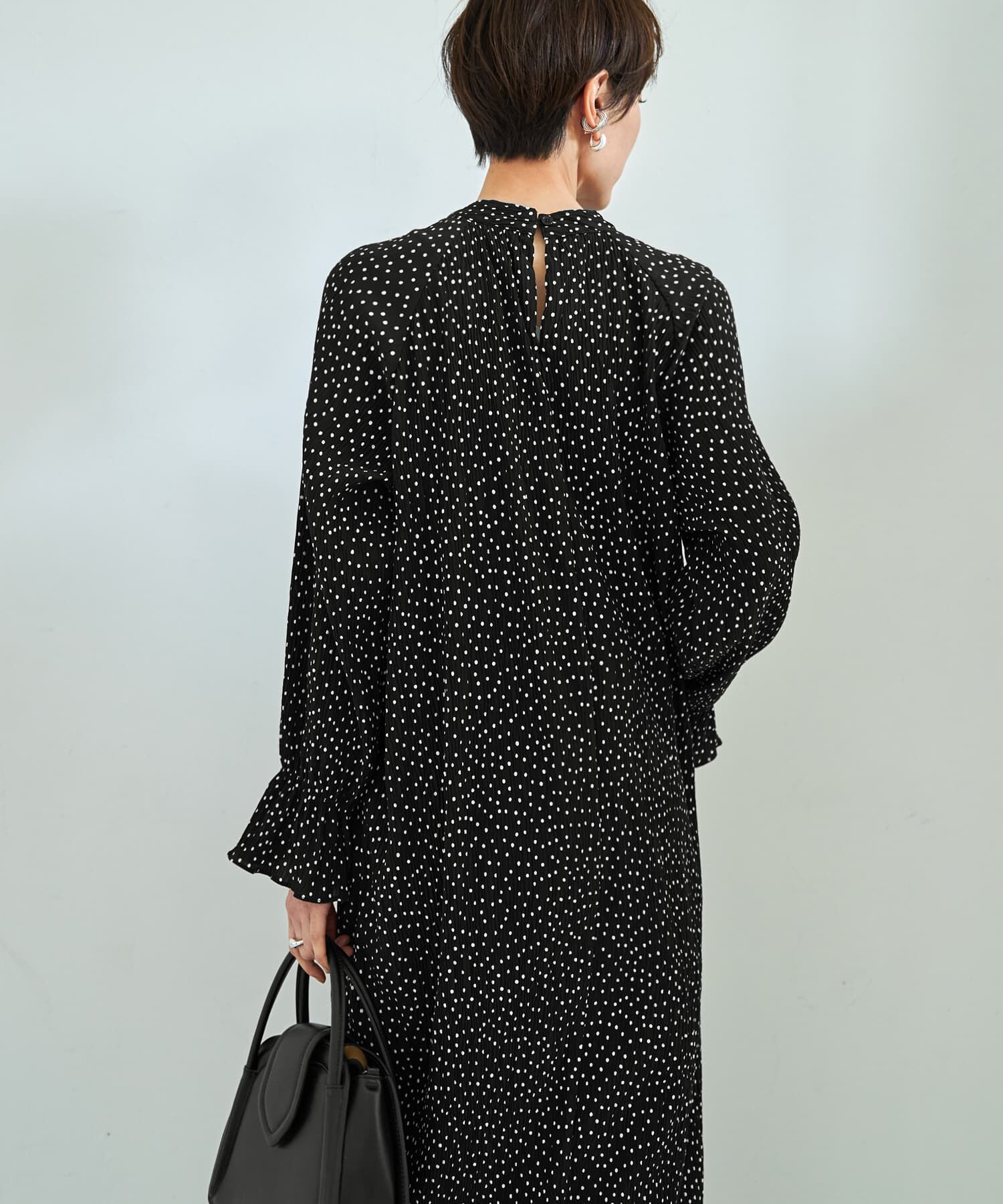 STYLE DELI「【LUXE】楊柳スモールドット柄ワンピース」|ワンピース|