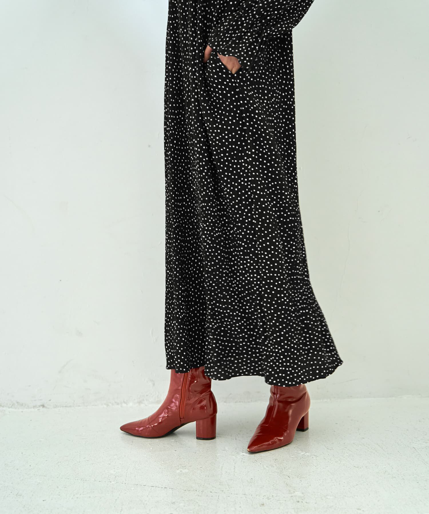 STYLE DELI「【LUXE】楊柳スモールドット柄ワンピース」|ワンピース|