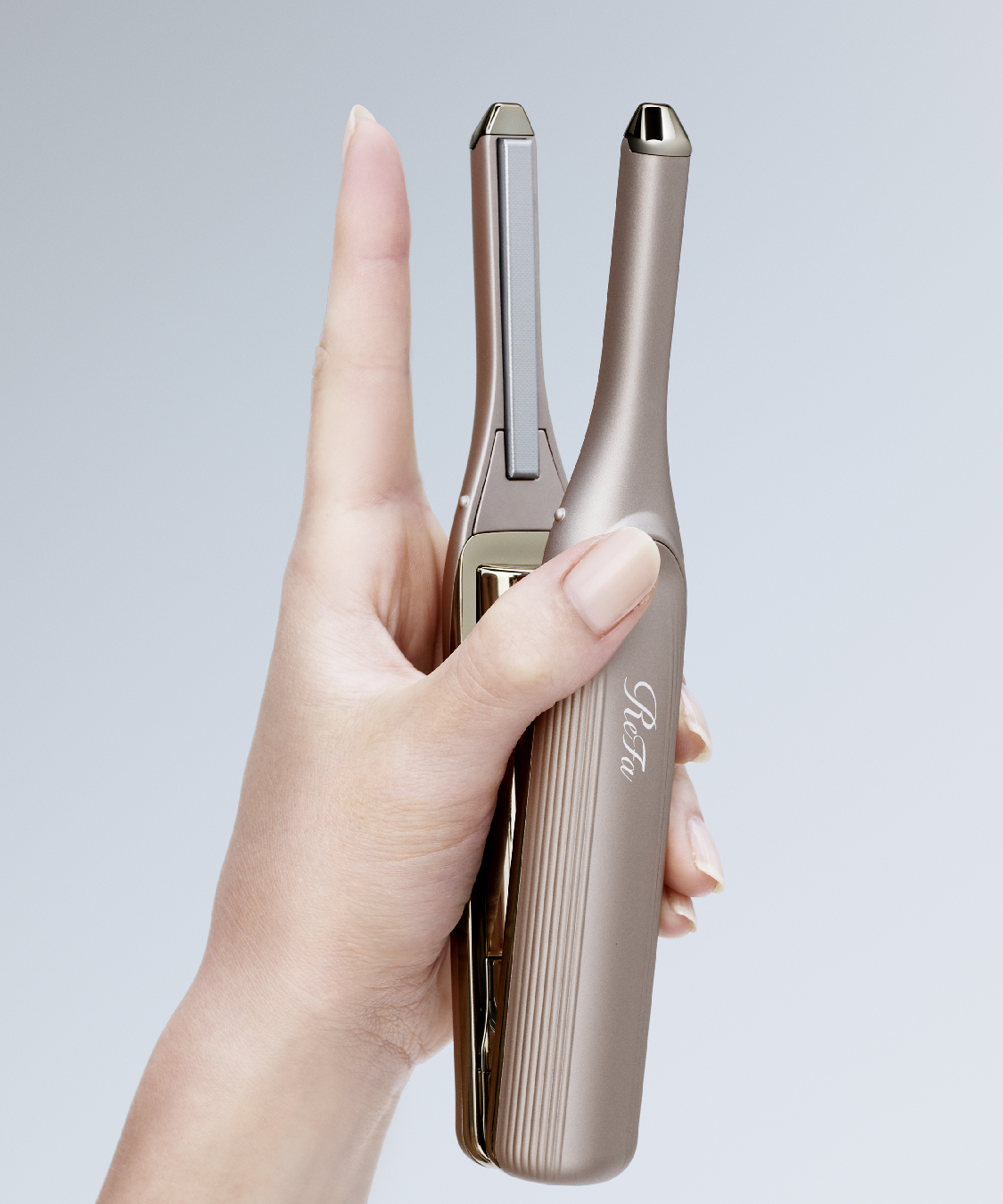 Refa リファ フィンガーアイロン ST6 シルバー 生え際まで、ニュアンスメイク「ReFa FINGER IRON ST 6（リファ
