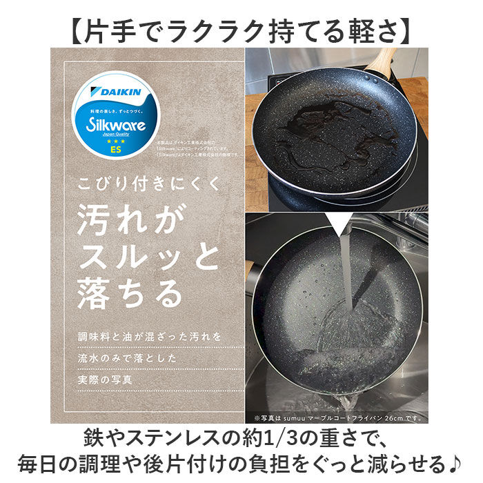 BACKYARD FAMILY「フライパンマーブルコート 20cm 通販 軽量 浅め 浅型 IH ih 兼用 一人 １人」|食器・キッチングッズ|