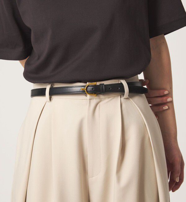 UNITED ARROWS green label relaxing「＜TORY LEATHER＞ギボシベルト」|ベルト|BLACK