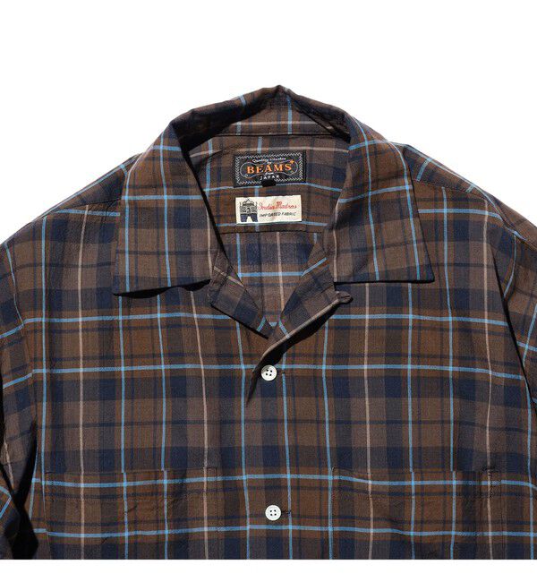 BEAMS PLUS「Open Collar Madras」|シャツ・ブラウス|