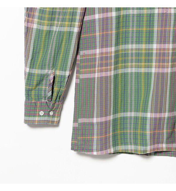 BEAMS PLUS「Open Collar Madras」|シャツ・ブラウス|
