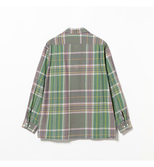 BEAMS PLUS「Open Collar Madras」|シャツ・ブラウス|