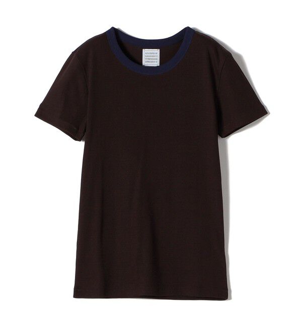 SHIPS for women「【一部SHIPS別注】GGG:〈手洗い可能〉クルーネック 半袖 TEE」|Tシャツ・カットソー|