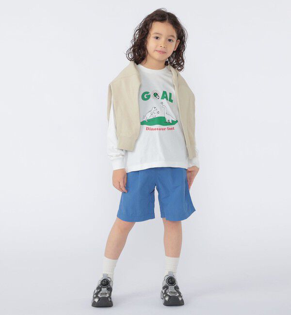 SHIPS KIDS「【SHIPS KIDS別注】ARCH＆LINE:100～130cm / 恐竜 長袖 Tシャツ」|Tシャツ・カットソー|