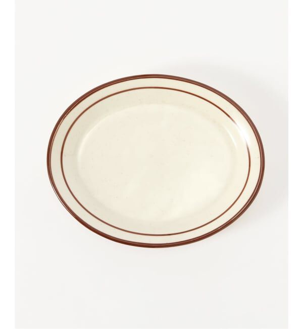 ACME「【TUXTON/タクストン】 OVAL PLATE 21cm BR」|食器・キッチングッズ|