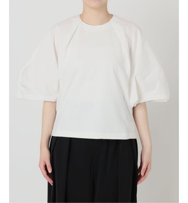 IENA LA BOUCLE「《洗濯機洗い可》IENA LA BOUCLE タイプライターコンビプルオーバー」|Tシャツ・カットソー|