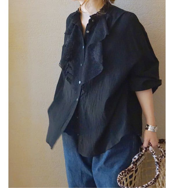 journal standard luxe「ラッフルフリルレースブラウス」|シャツ・ブラウス|