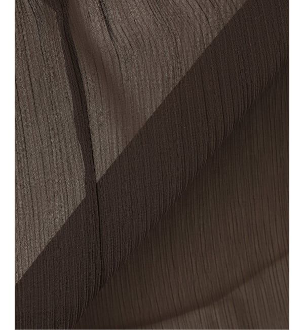 NOBLE「《WEB&ルミネ新宿店限定追加》【NOBLE&times;L'AUBE BLANC】楊柳フリル梯子刺繍ブラウス」|シャツ・ブラウス|