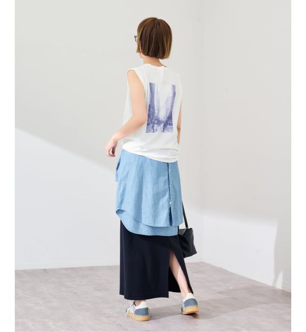 FRAMeWORK「≪予約≫ブルーフォトノースリーブTEE」|Tシャツ・カットソー|