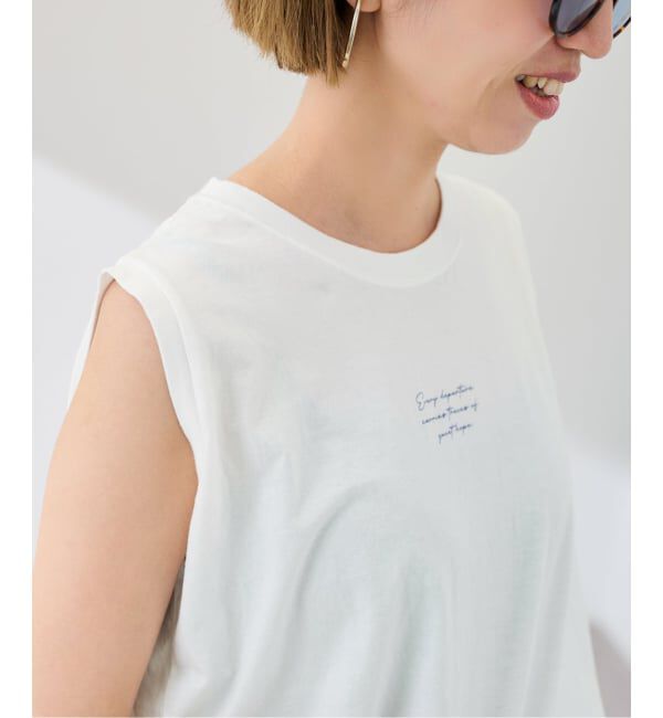 FRAMeWORK「≪予約≫ブルーフォトノースリーブTEE」|Tシャツ・カットソー|