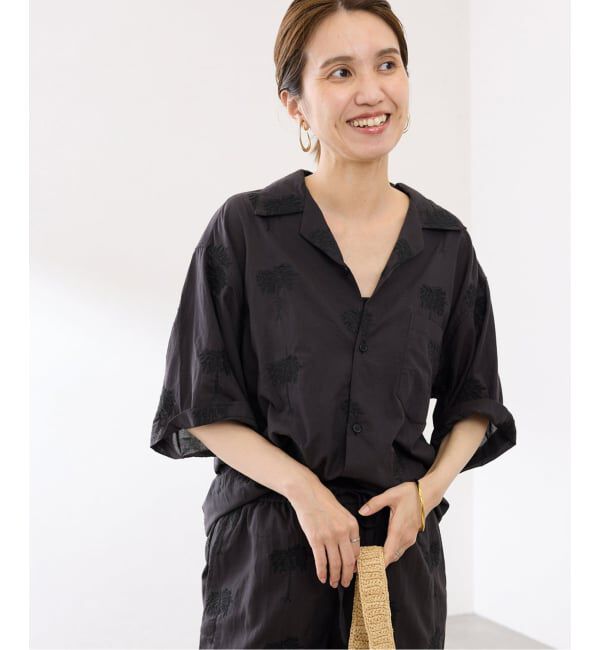 FRAMeWORK「≪予約≫COUTURE DADAM/クチュールドアダム parm tree embroidery シャツ」|シャツ・ブラウス|