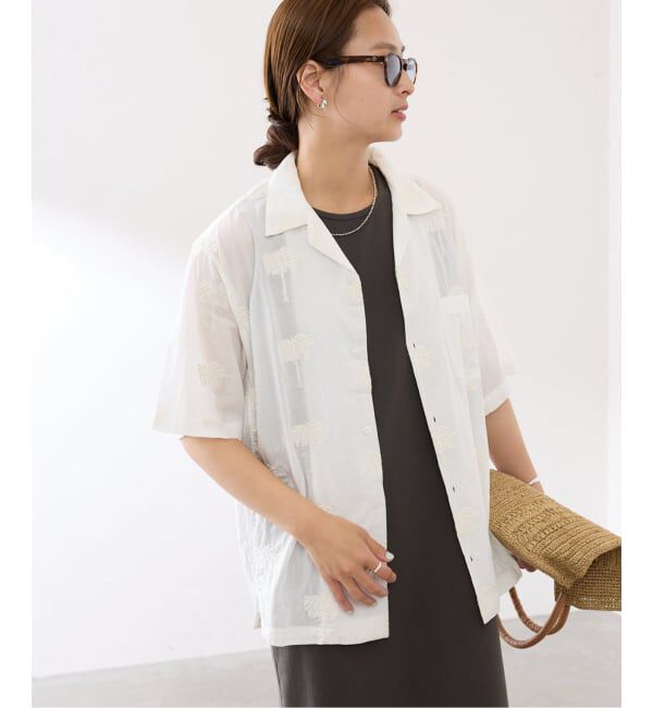 FRAMeWORK「≪予約≫COUTURE DADAM/クチュールドアダム parm tree embroidery シャツ」|シャツ・ブラウス|