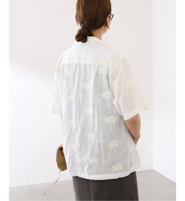 FRAMeWORK「≪予約≫COUTURE DADAM/クチュールドアダム parm tree embroidery シャツ」|シャツ・ブラウス|