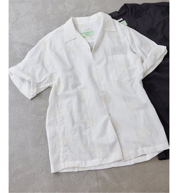 FRAMeWORK「≪予約≫COUTURE DADAM/クチュールドアダム parm tree embroidery シャツ」|シャツ・ブラウス|ホワイト A
