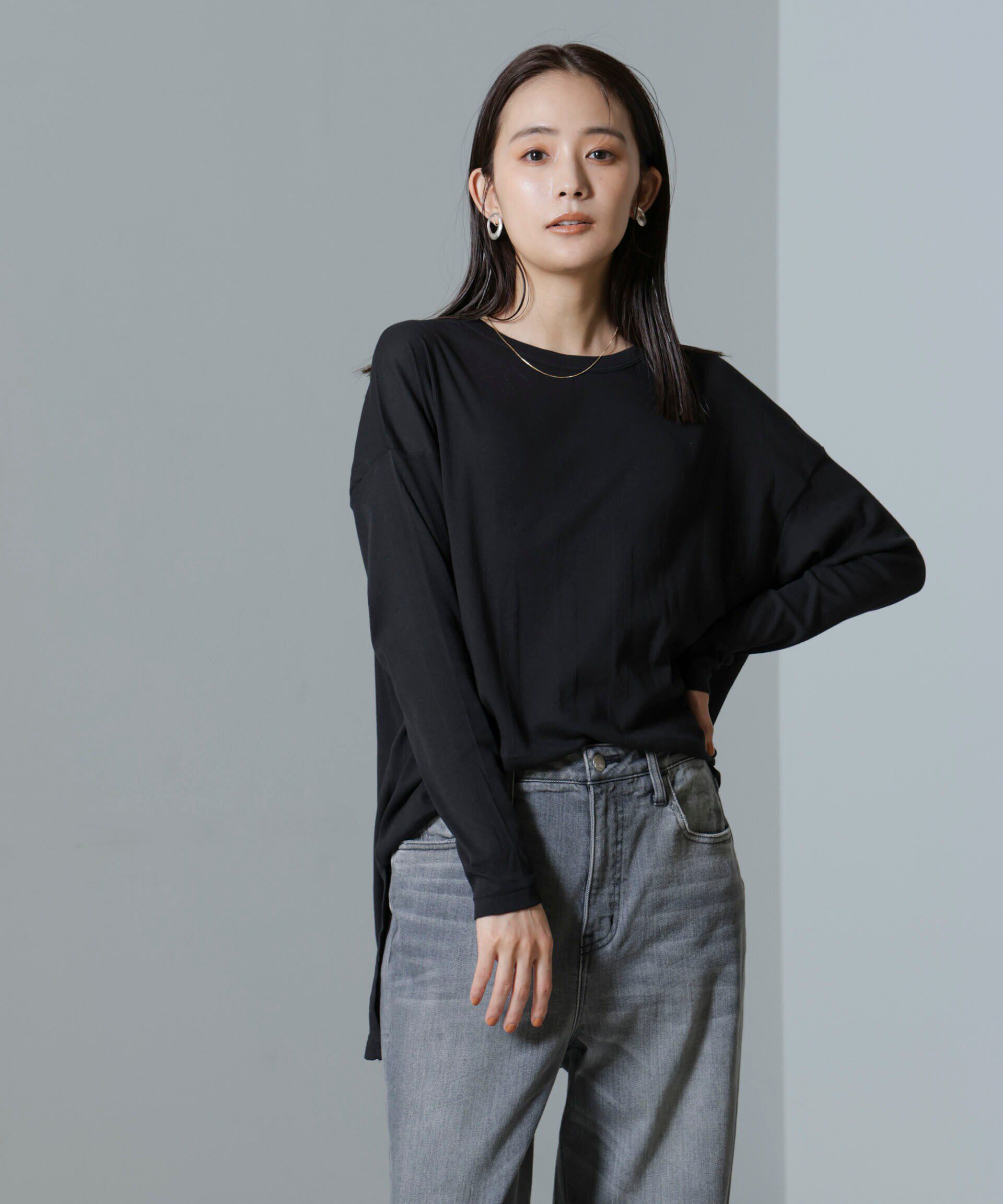 nano･universe「Robert P. Miller/Lightrib turtle Crew L/S tee」|Tシャツ・カットソー|