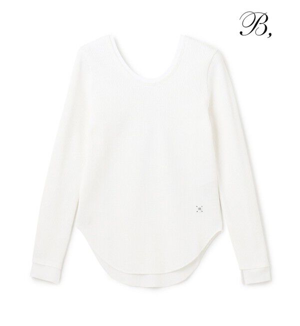 BEIGE,「【B,】COSMOS / 長袖トップス」|Tシャツ・カットソー|White