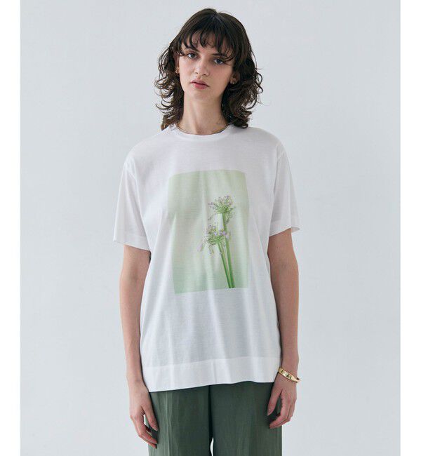 BEIGE,「【洗える・クロワッサン 掲載】PENTAS / オリジナルフォトプリントＴシャツ」|Tシャツ・カットソー|Agapanthus