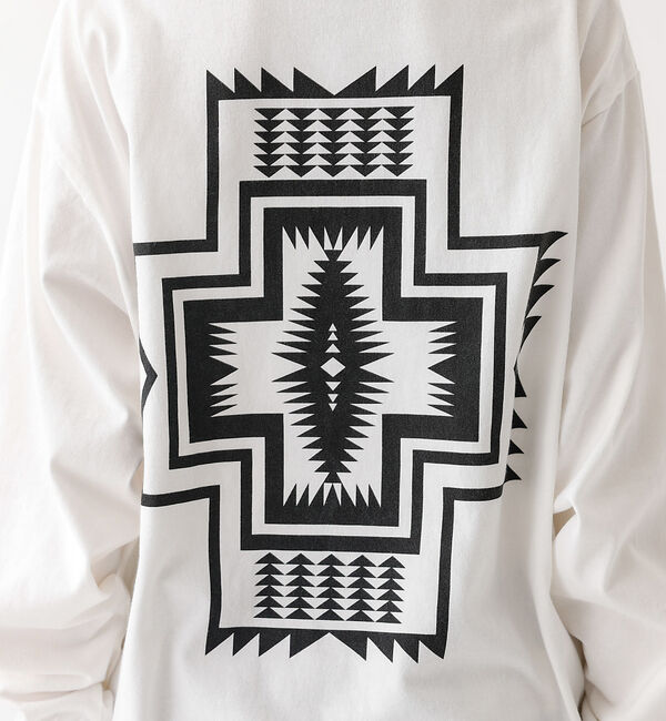 ABAHOUSE「【PENDLETON / ペンドルトン】Back Print LS Tee/ロン」|Tシャツ・カットソー|