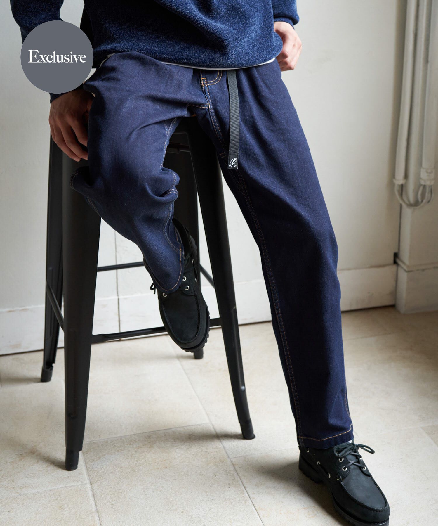 URBAN RESEARCH DOORS「『別注』Gramicci for DOORS　Mountain Tuck Pants」|デニム|ワンウォッシュ