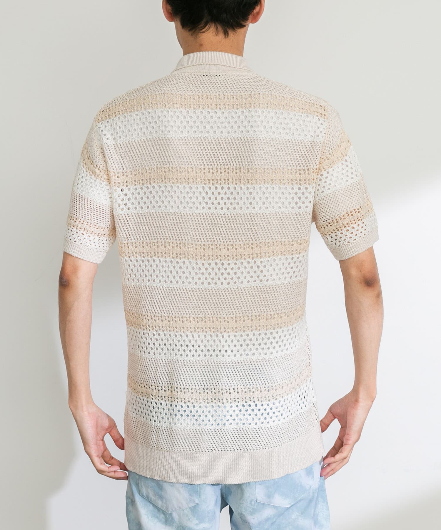 Sonny Label 「NEW ERA GOLF　SHORT-SLEEVE MESH POLO」|ポロシャツ|