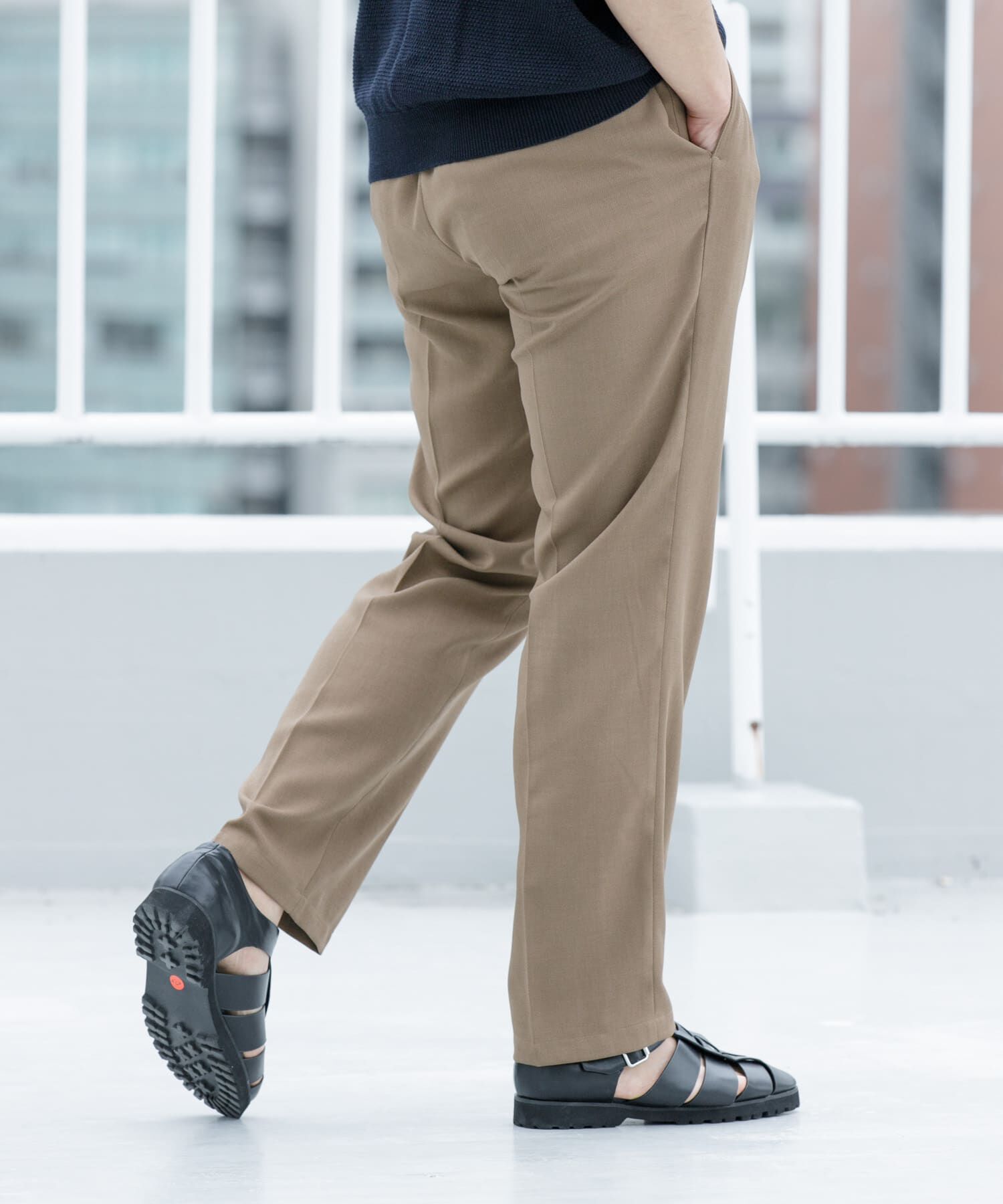 URBAN RESEARCH ROSSO「『WEB限定』『セットアップ対応』パナマ風ストレートパンツ」|その他|