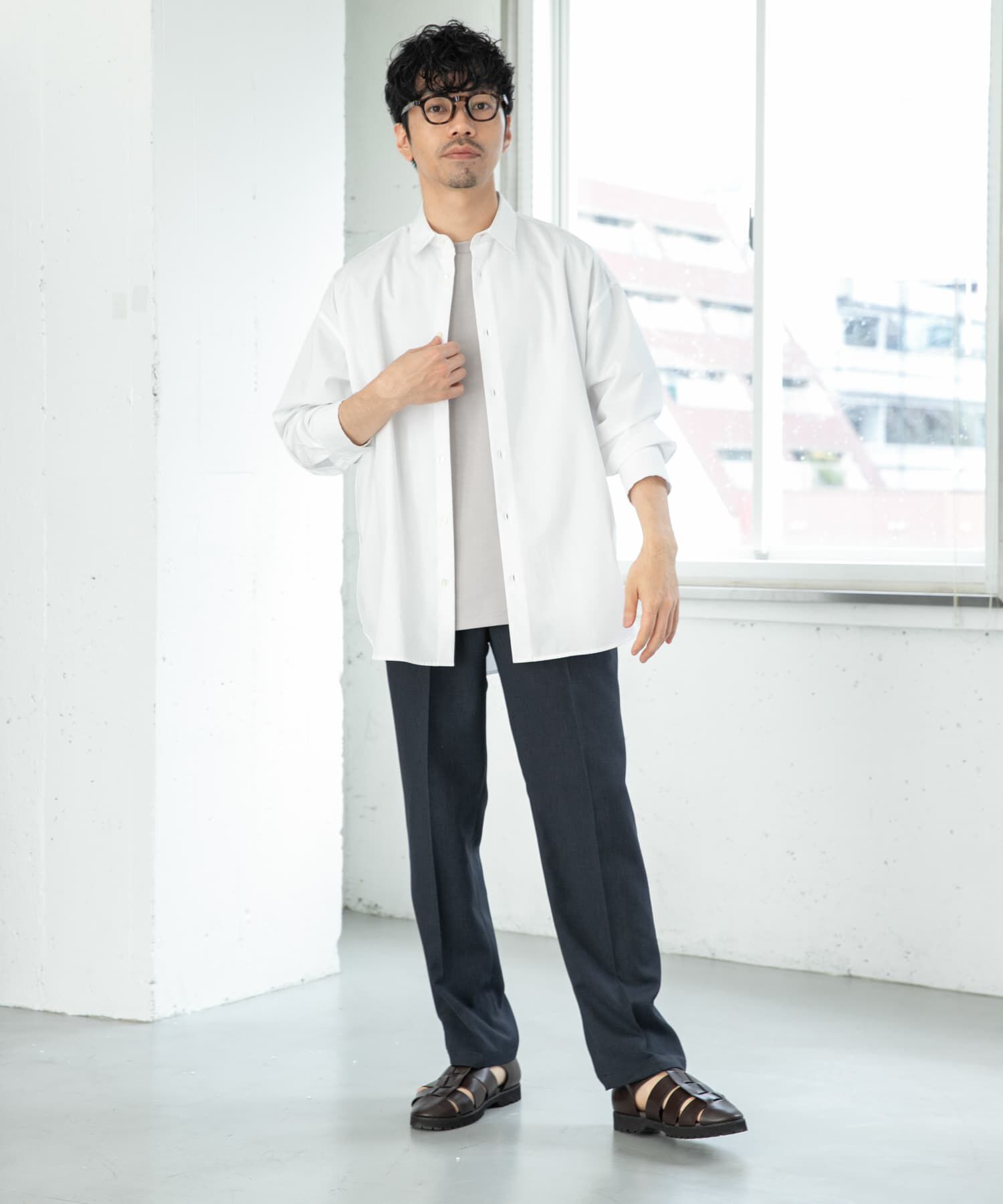 URBAN RESEARCH ROSSO「『WEB限定』『セットアップ対応』パナマ風ストレートパンツ」|その他|