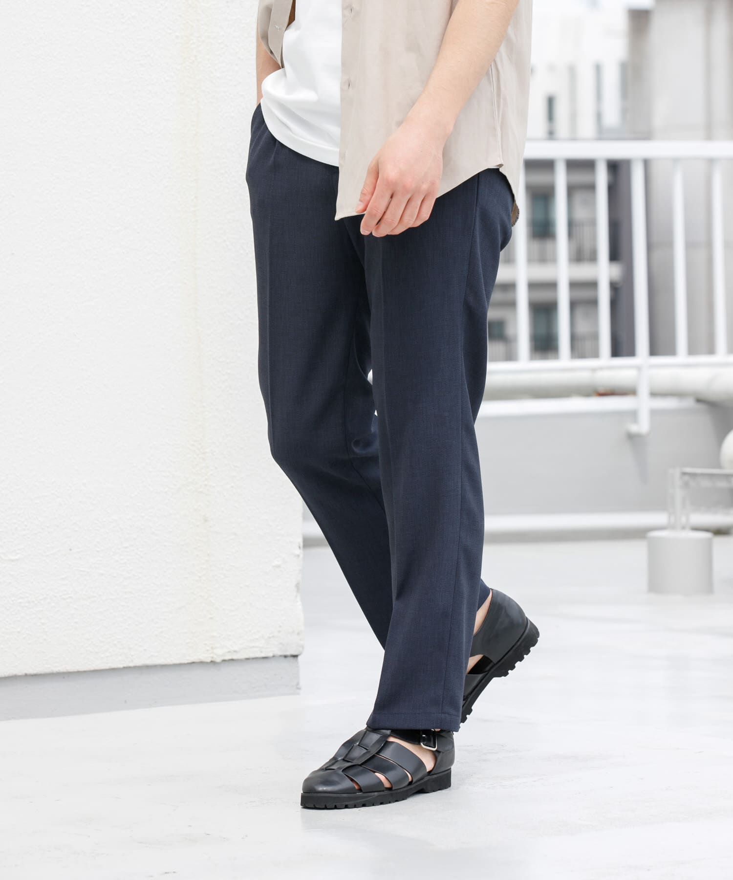 URBAN RESEARCH ROSSO「『WEB限定』『セットアップ対応』パナマ風ストレートパンツ」|その他|
